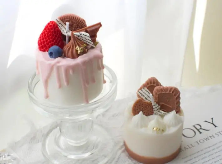 Mini Kiss Cake Candle (Smoke-free)