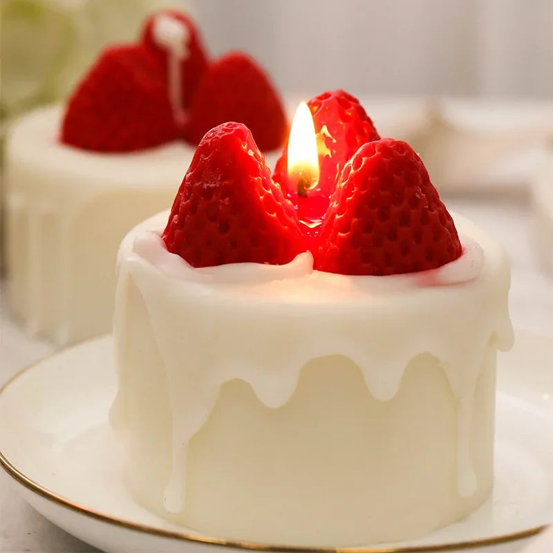 Cream Cake Candles