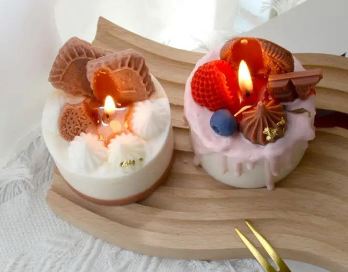 Mini Kiss Cake Candle (Smoke-free)