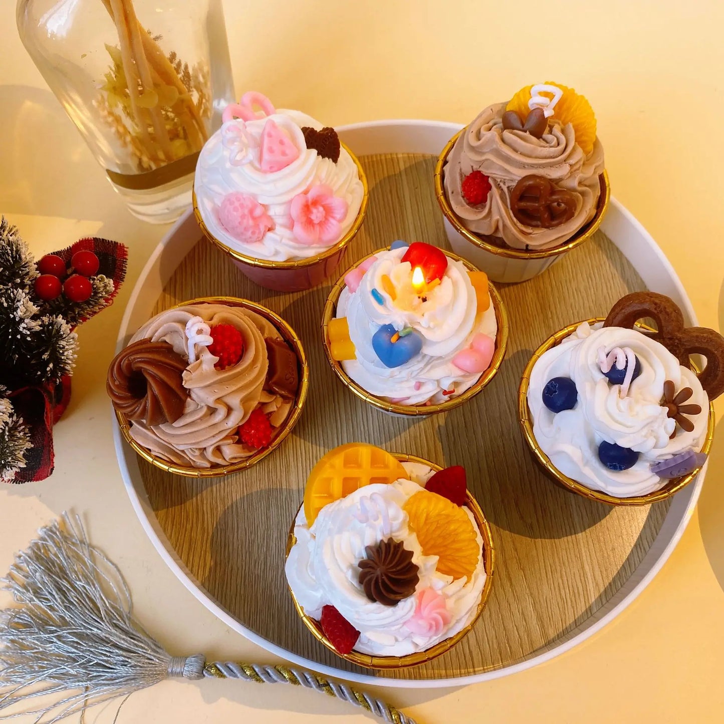 Whimsical Cupcake Candles