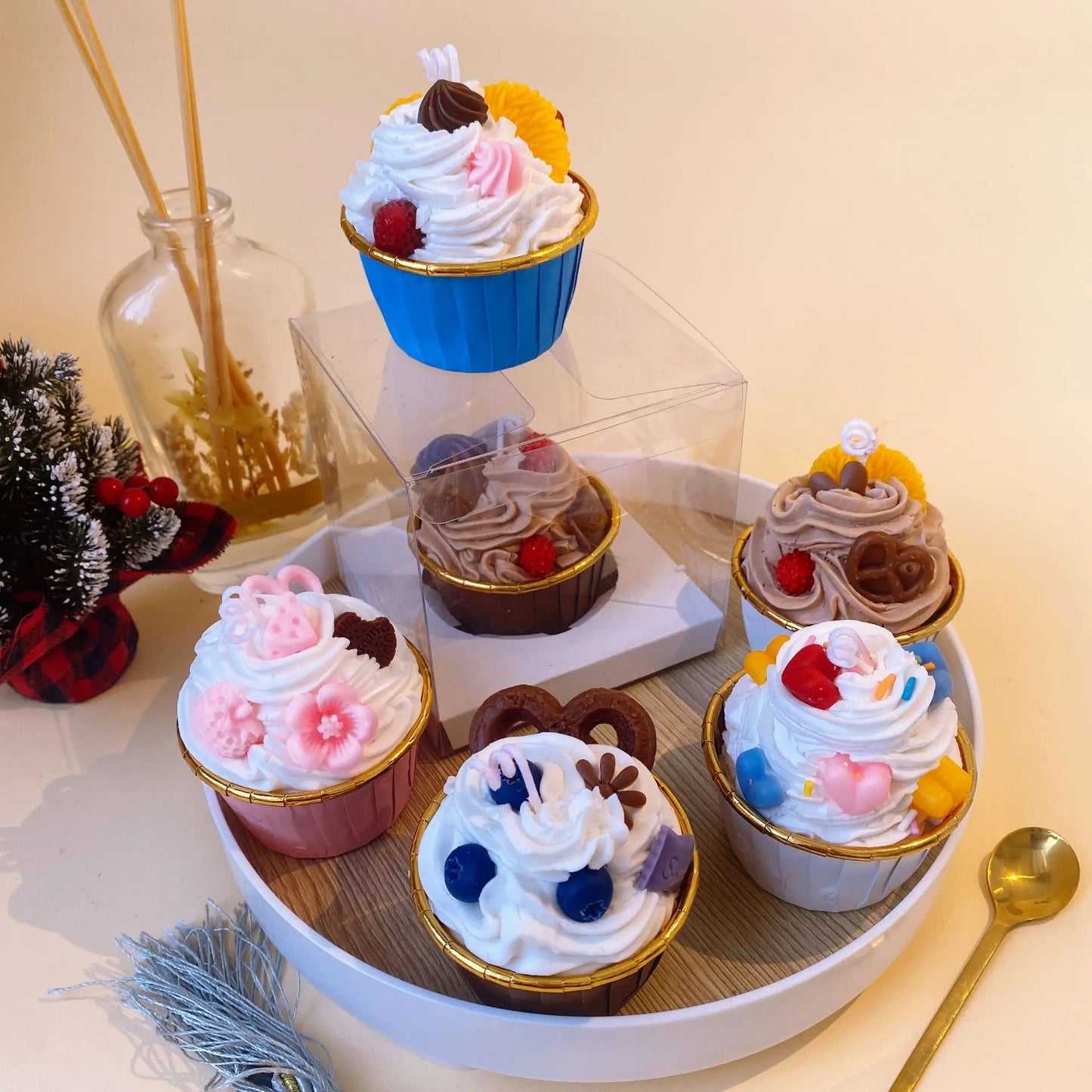 Whimsical Cupcake Candles