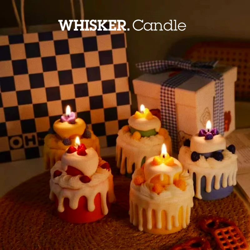 Simple 2 Tier Cake Scented Candles