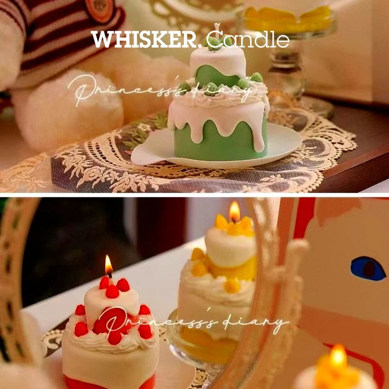 Simple 2 Tier Cake Scented Candles