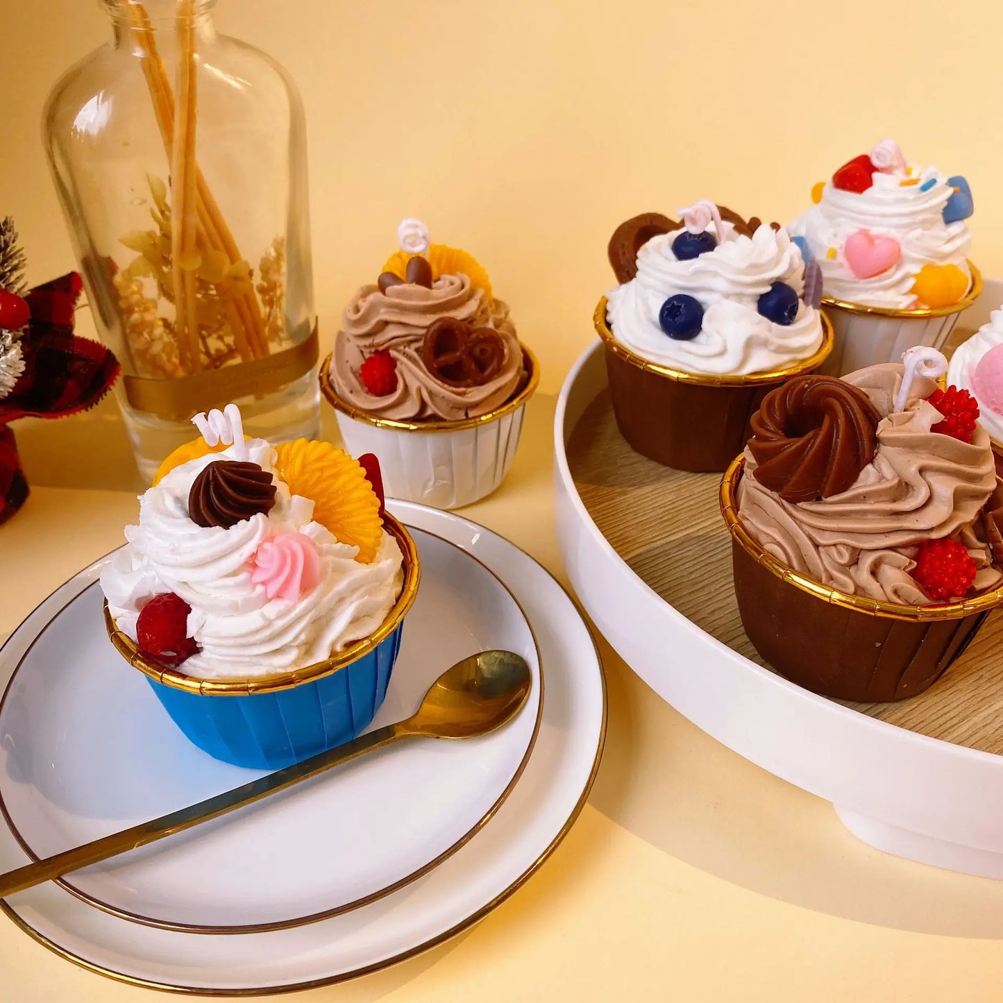 Whimsical Cupcake Candles