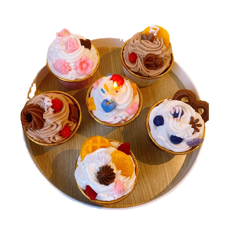 Whimsical Cupcake Candles