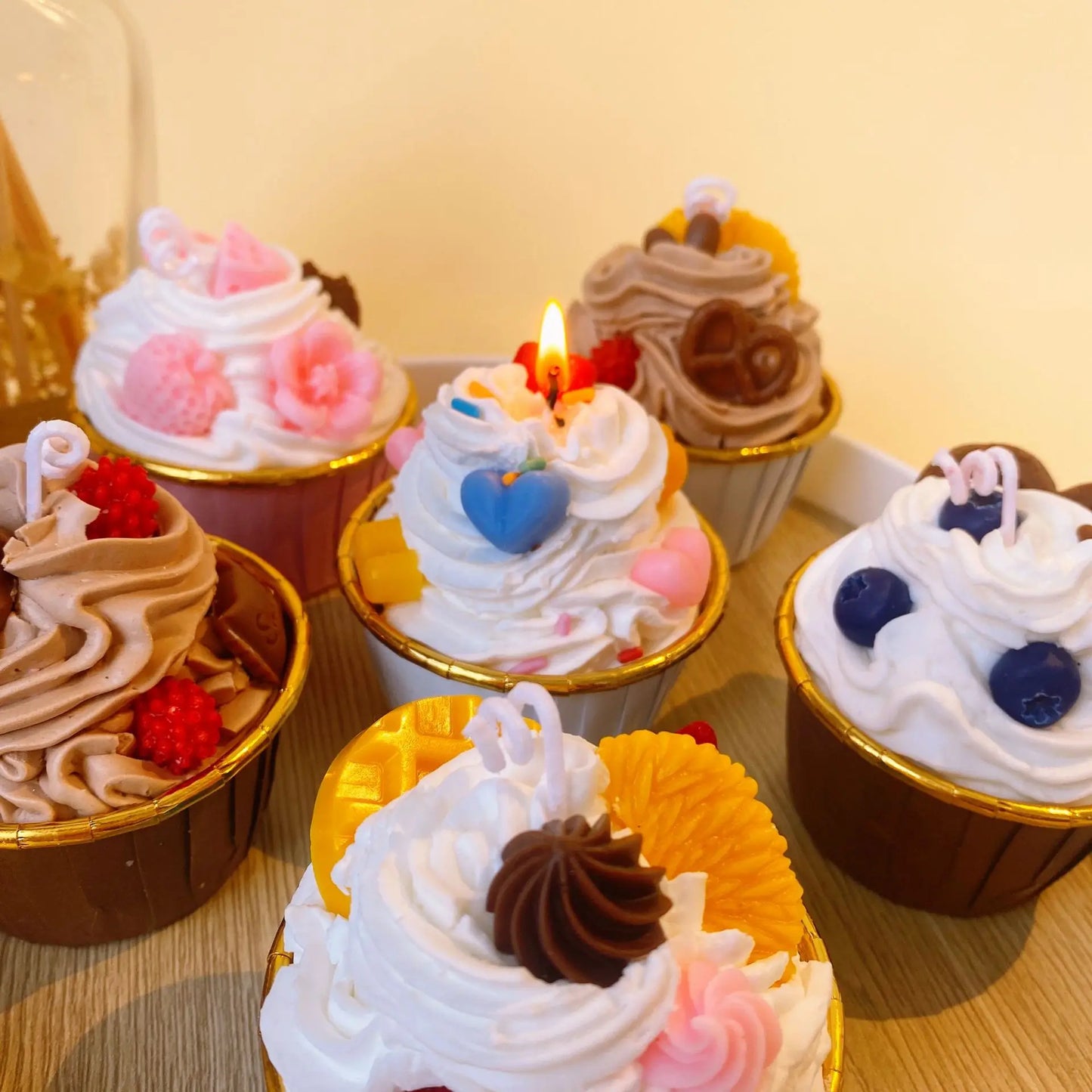 Whimsical Cupcake Candles