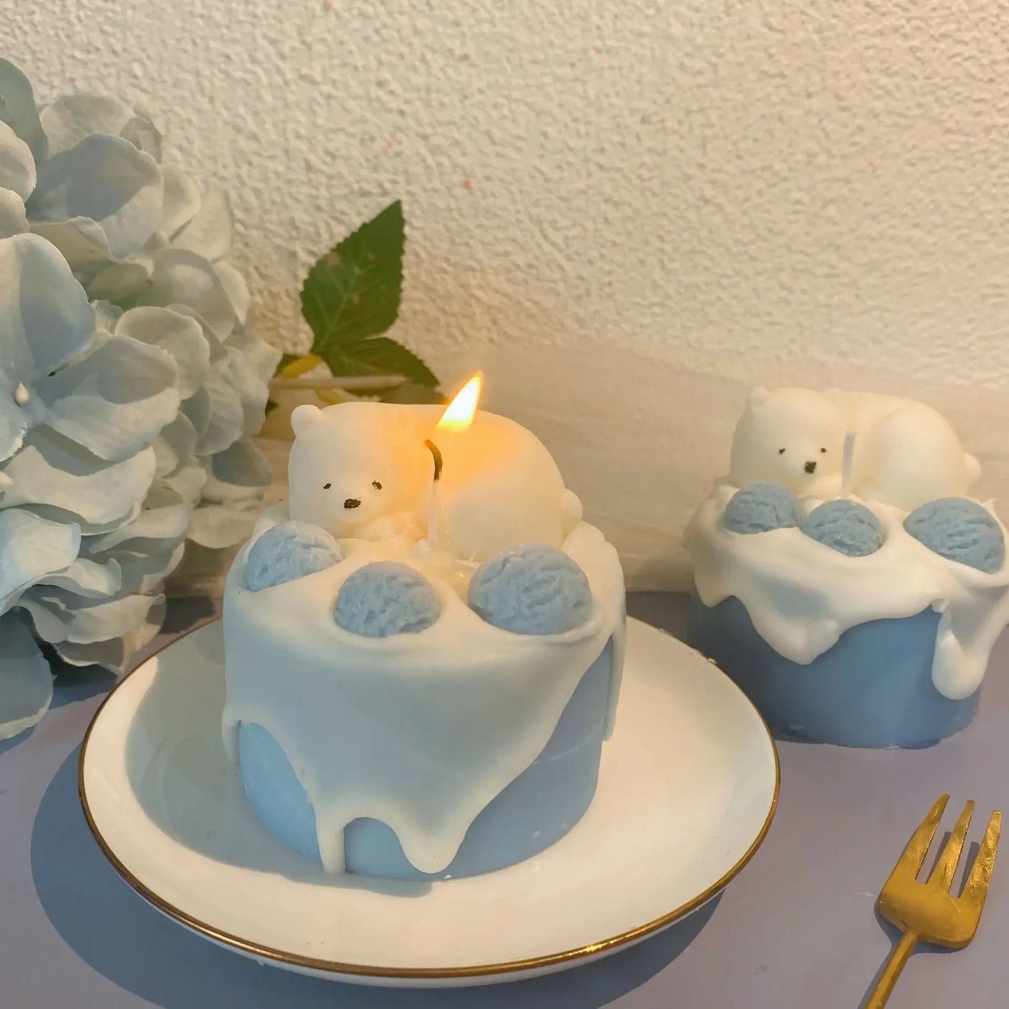 Cream Cake Candles